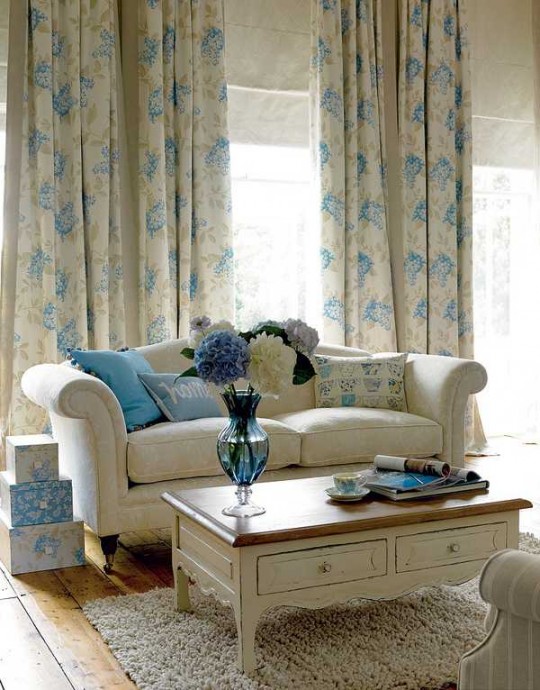 Оформление интерьера от дизайнеров бренда Laura Ashley