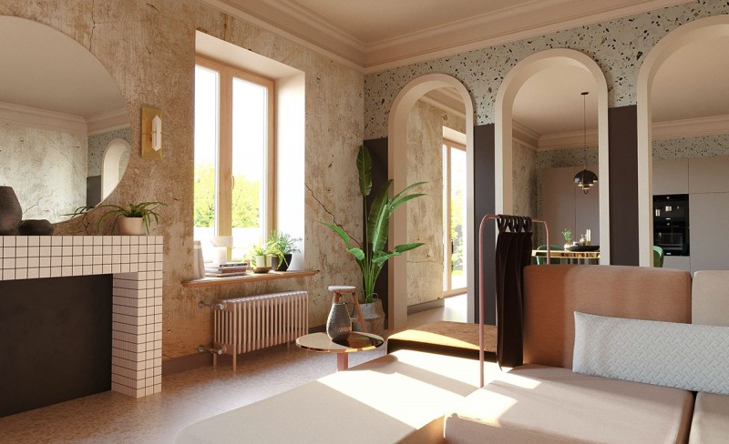 Проект апартаментов с анфиладой