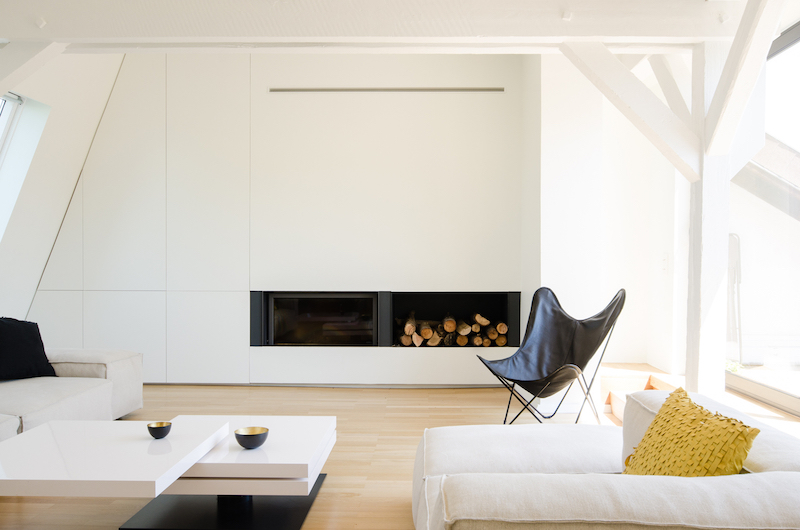 Двухуровневая квартира, расположенная на чердаке дома 1901 года постройки Двухуровневая квартира, расположенная на чердаке дома 1901 года постройки