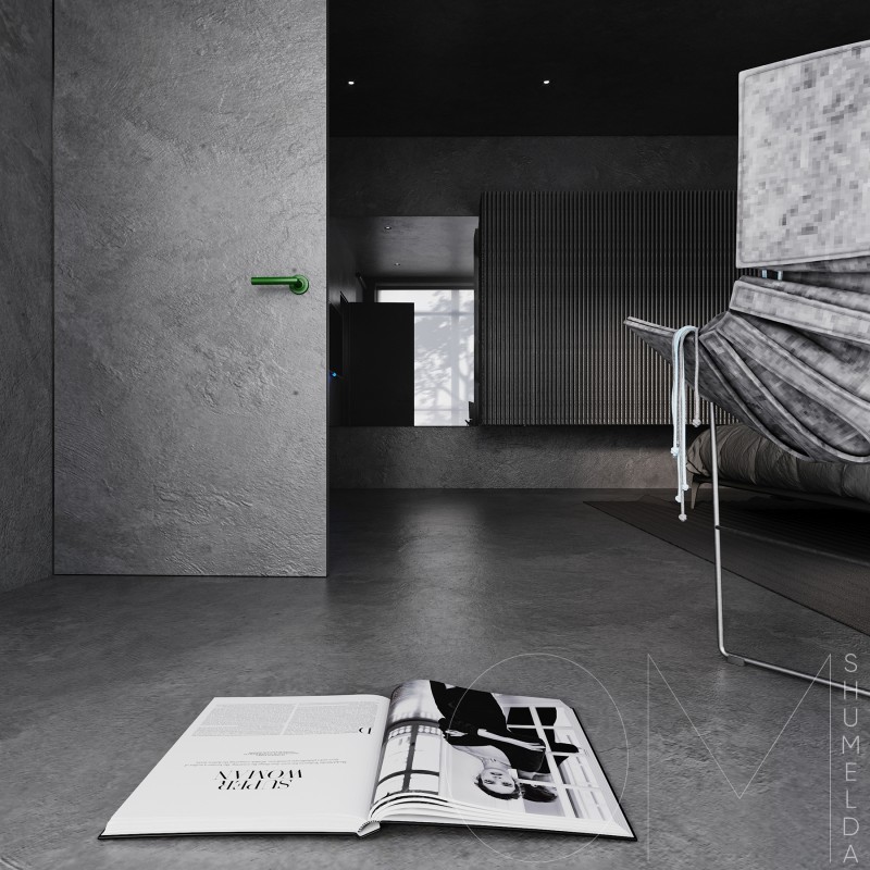 Интерьер стильных апартаментов в темных тонах Интерьер стильных апартаментов в темных тонах