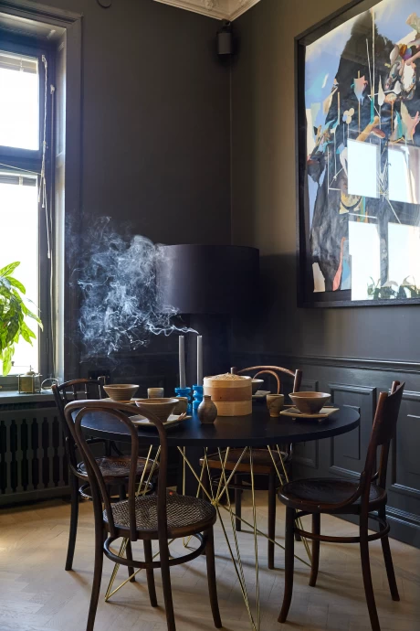 Квартира художника и дизайнера Берта Меннинга в Стокгольме