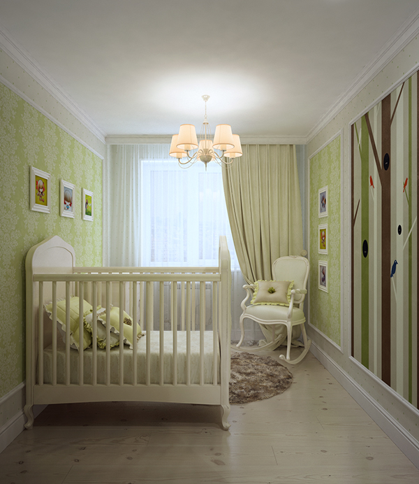 Квартира в бирюзовых тонах