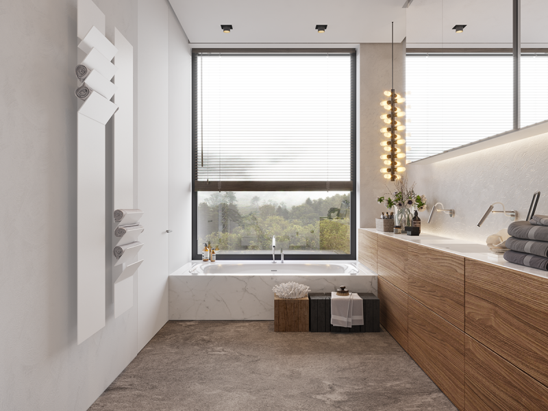 Проект просторной ванной