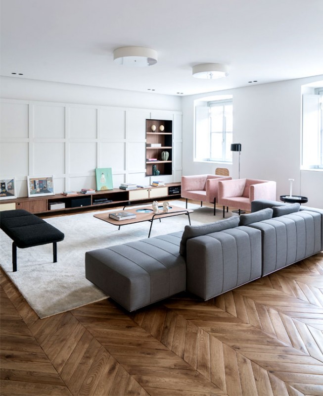 Элегантный декор просторной светлой квартиры