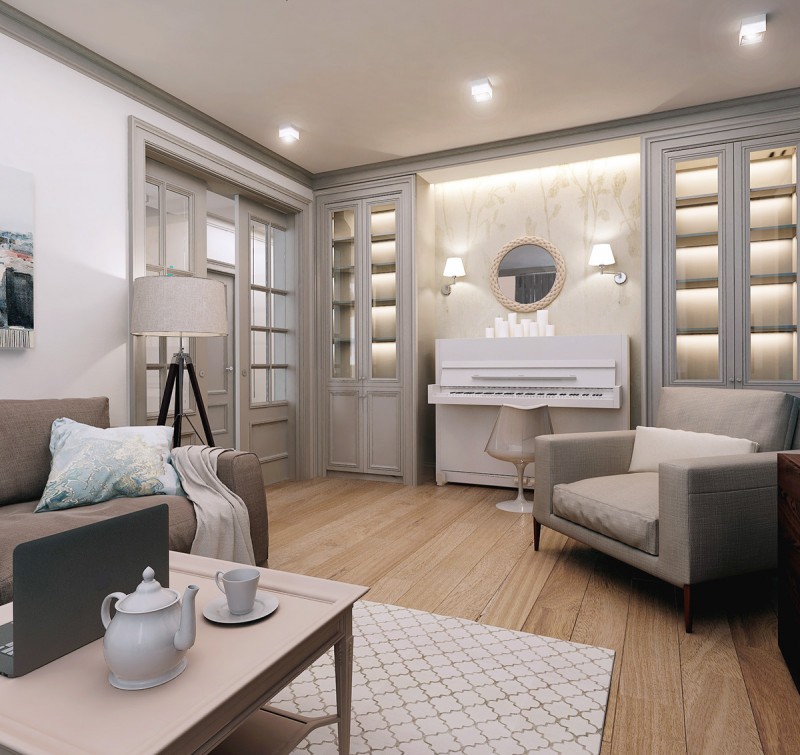 Интерьер квартиры для молодой девушки