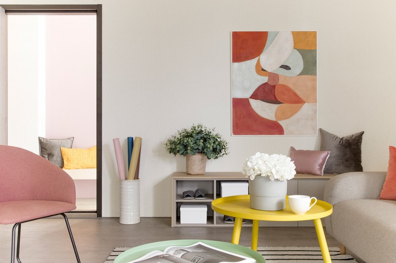 Яркий интерьер квартиры