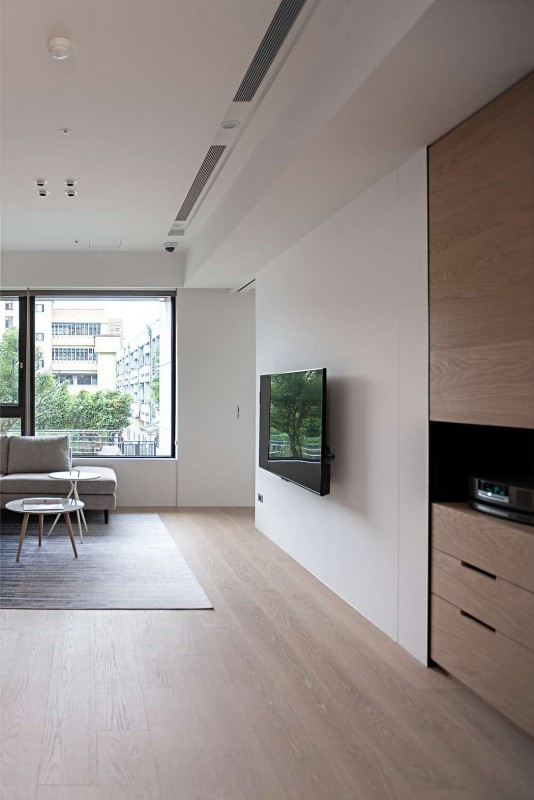 Современные апартаменты, расположенные в Тайбэе Современные апартаменты, расположенные в Тайбэе