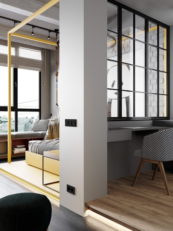 Студия для молодой девушки