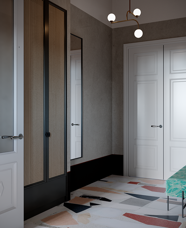 Интерьер варшавской квартиры