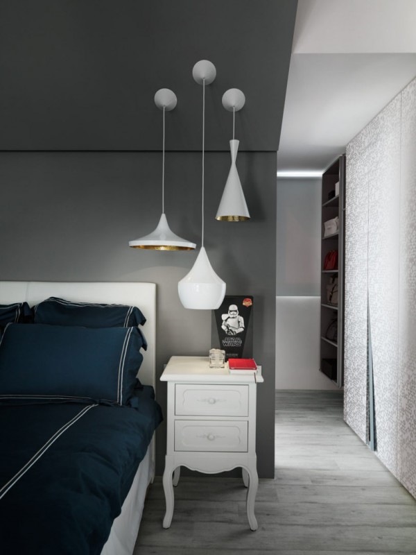 Яркие детали в интерьере апартаментов в Тайбэе