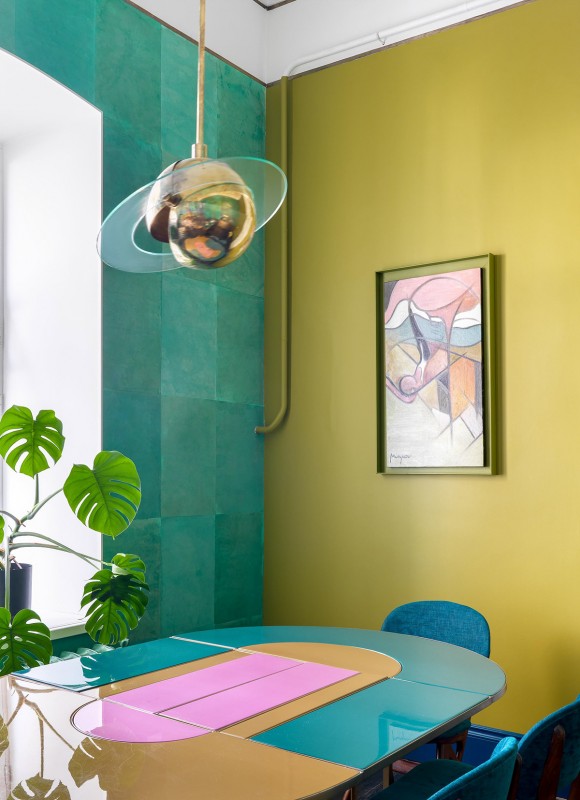 Квартира с очень смелым дизайном