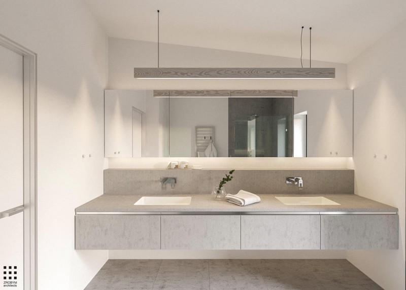 Проект дома, оформленного в спокойных тонах