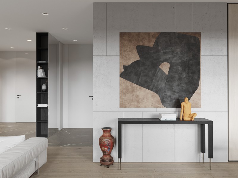 Просторная квартира в стиле "минимализм"