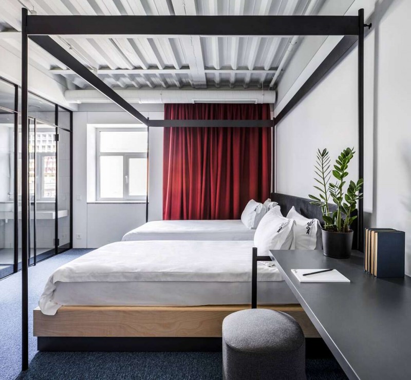 Гостиничный комплекс в индустриальном стиле Гостиничный комплекс в индустриальном стиле