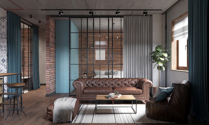Квартира в стиле "лофт"