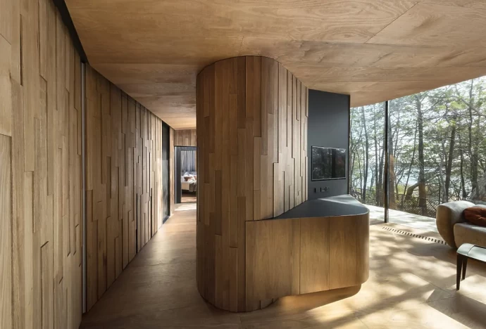 Отель Freycinet Lodge, расположенный в Национальном парке Фрейсине, Австралия Отель Freycinet Lodge, расположенный в Национальном парке Фрейсине, Австралия