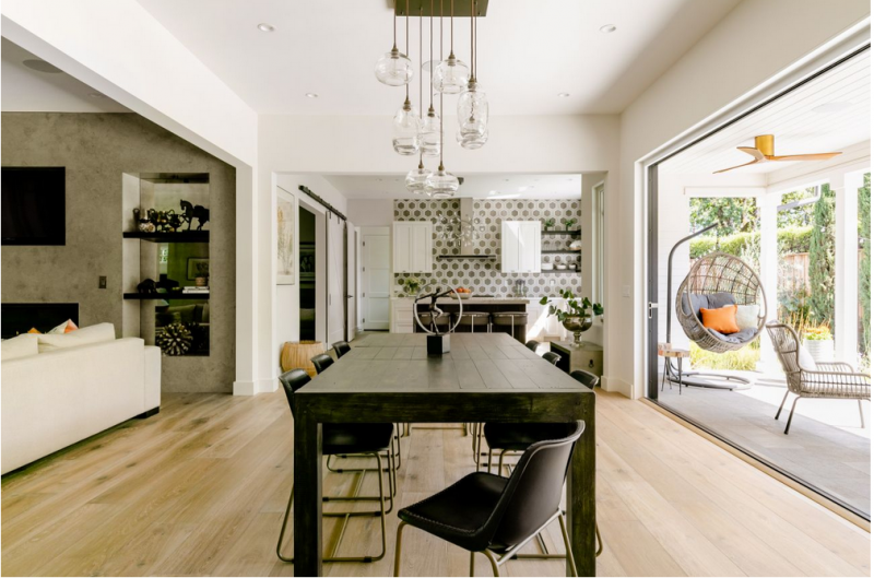 Современный фермерский дом в Сент-Хелине, Калифорния