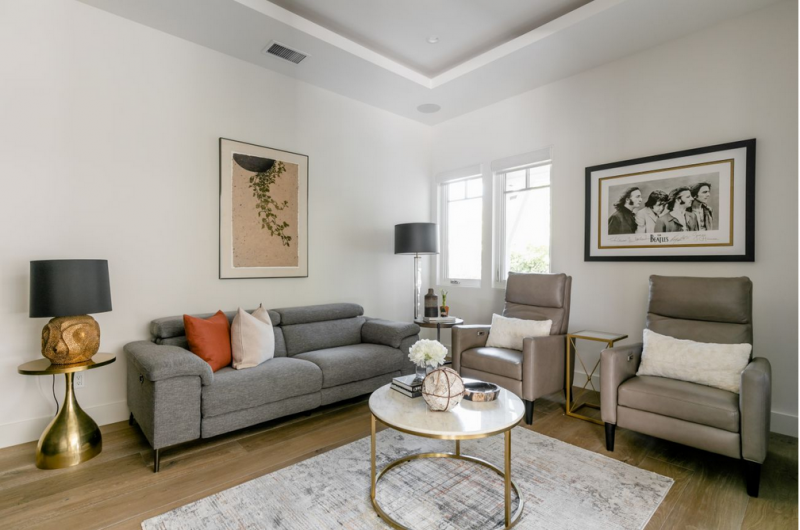 Современный фермерский дом в Сент-Хелине, Калифорния