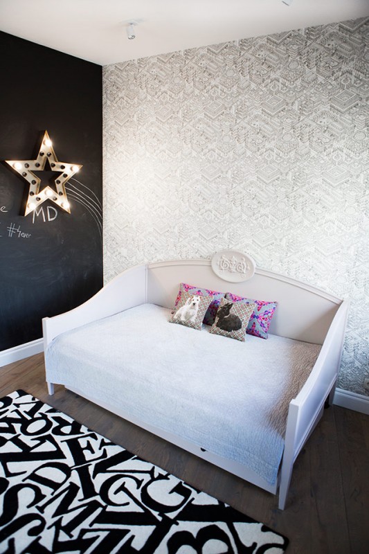 Интерьер богемной квартиры для семейной пары с детьми