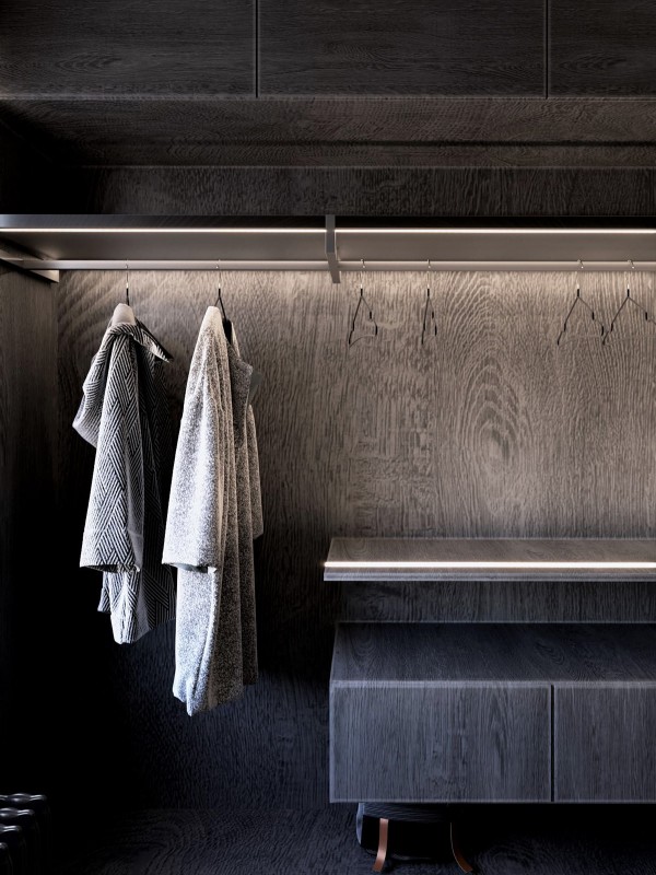 Контрастный дизайн интерьера