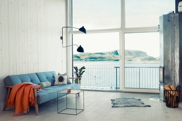 Прибрежный дом площадью 60 м2 в Норвегии