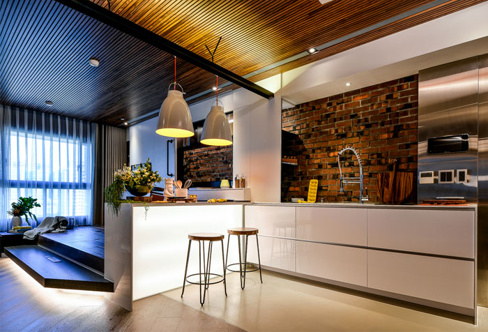 Просторные апартаменты в Тайбэе