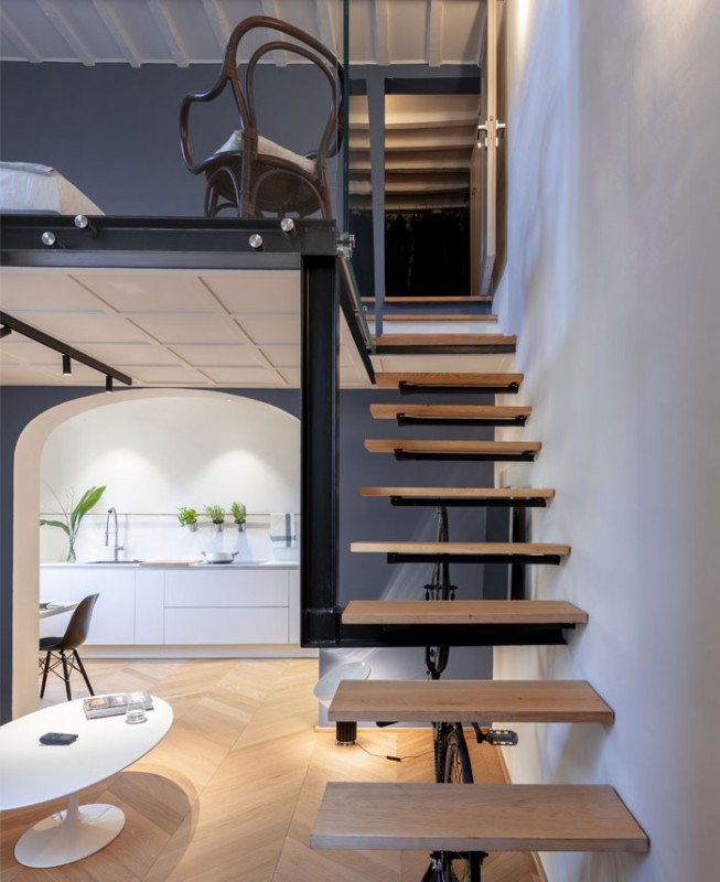 Функциональный интерьер небольшой квартиры в центре Флоренции Функциональный интерьер небольшой квартиры в центре Флоренции