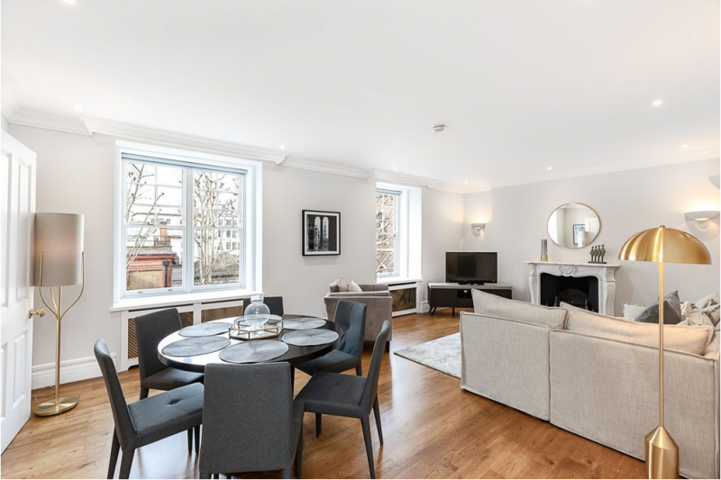 Интерьер квартиры в неоклассическом стиле Интерьер квартиры в неоклассическом стиле