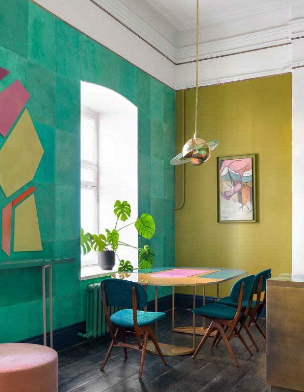 Квартира с очень смелым дизайном