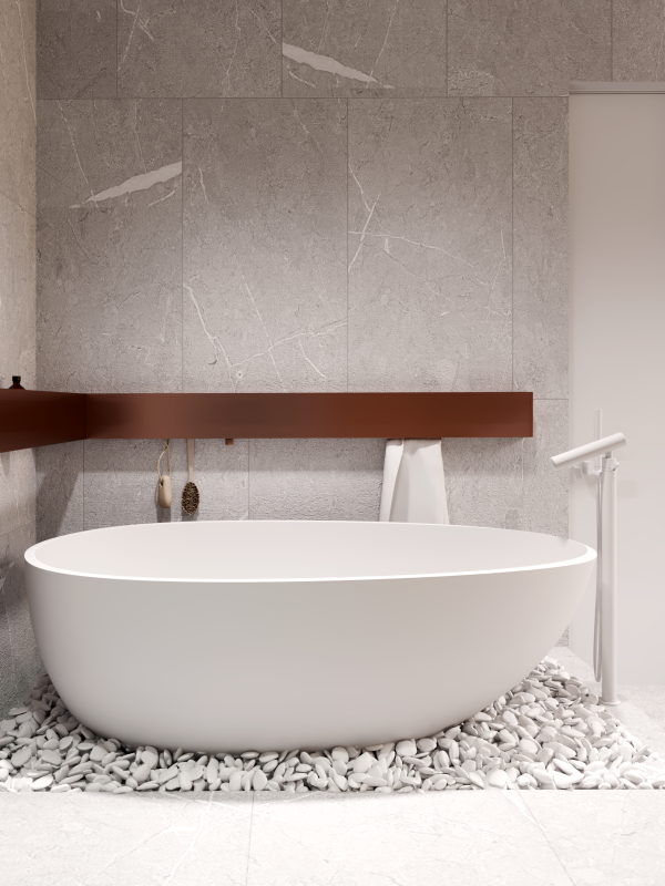 Проект квартиры, оформленной  в пастельных тонах