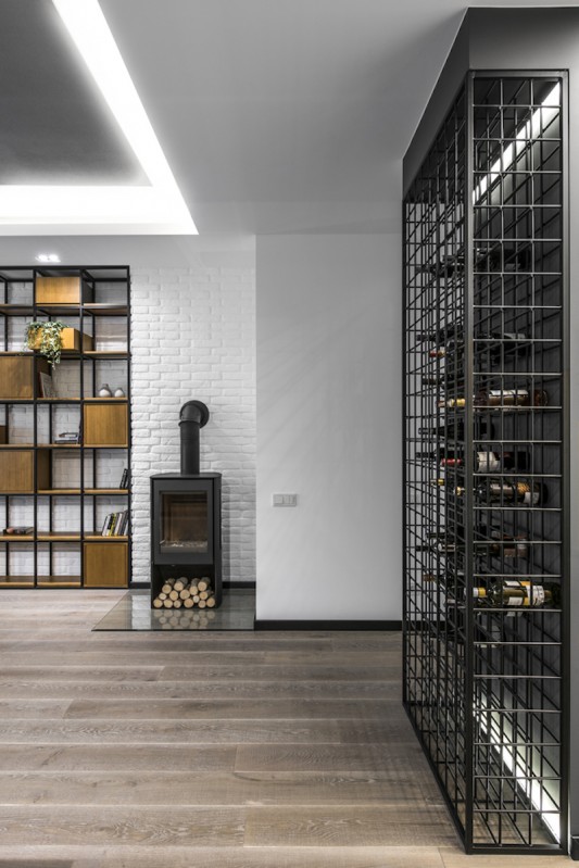 Стильные двухэтажные апартаменты с современным скандинавским шармом