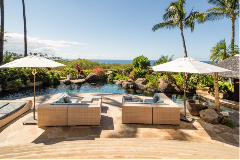 Вилла на курорте Мауна-Кеа на Гавайях Вилла на курорте Мауна-Кеа на Гавайях