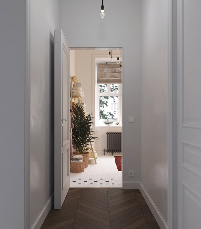 Эклектичный интерьер в скандинавском стиле