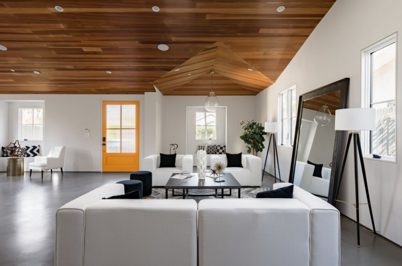 Интерьер мансардной квартиры в Лос-Анджелесе