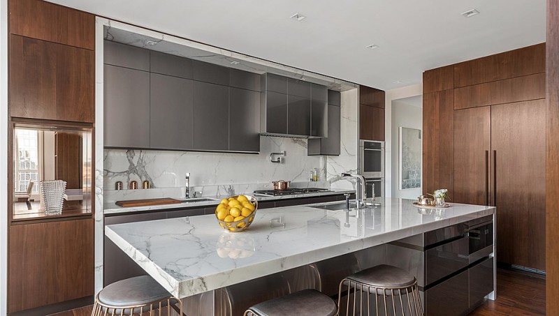 Изысканный интерьер просторных апартаментов в Нью-Йорке