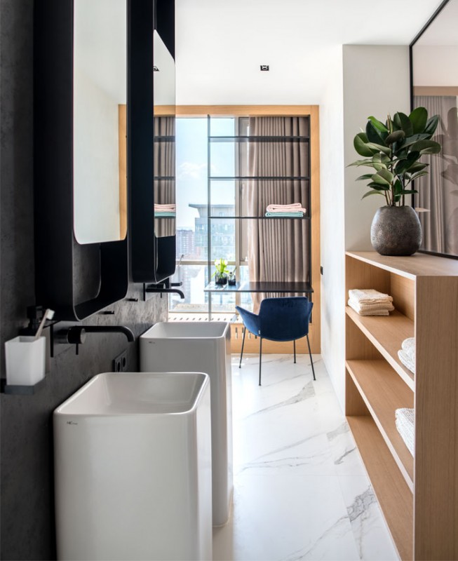 Минималистичный интерьер квартиры для семьи с маленькой дочкой