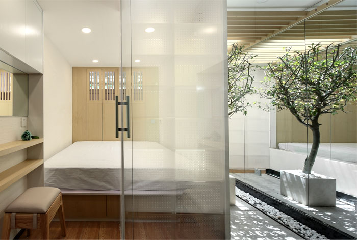 Открытая планировка квартиры в Шанхае, Китай