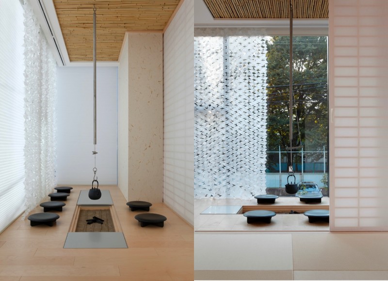 Сочетание современных и традиционных идей в дизайне японского дома
