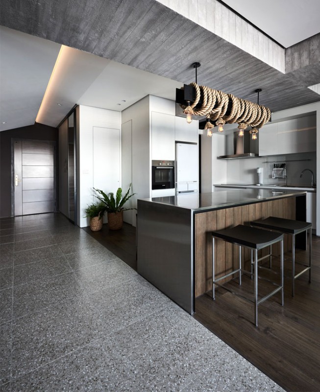 Джунгли в городе - интерьер квартиры в Тайбэе