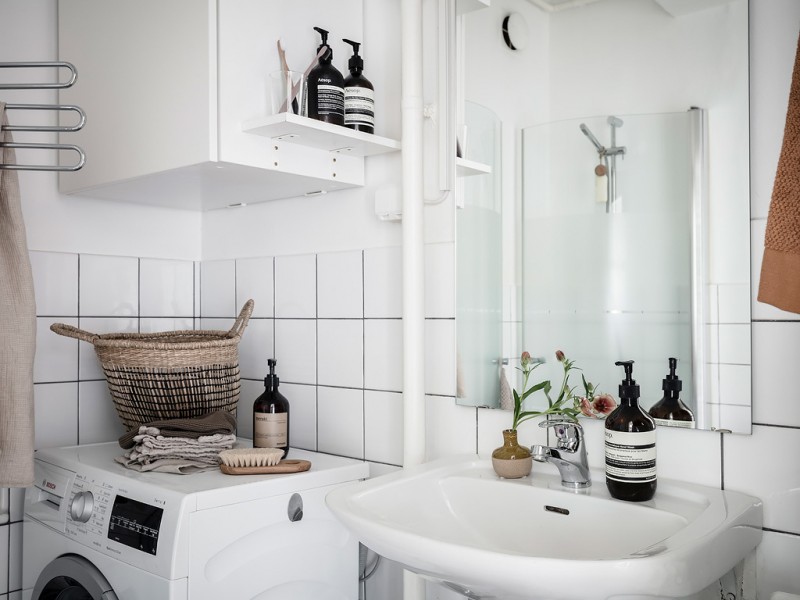 Однокомнатная квартира с мансардой в Швеции Однокомнатная квартира с мансардой в Швеции