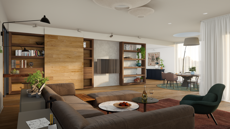 Проект комфортной гостиной Проект комфортной гостиной