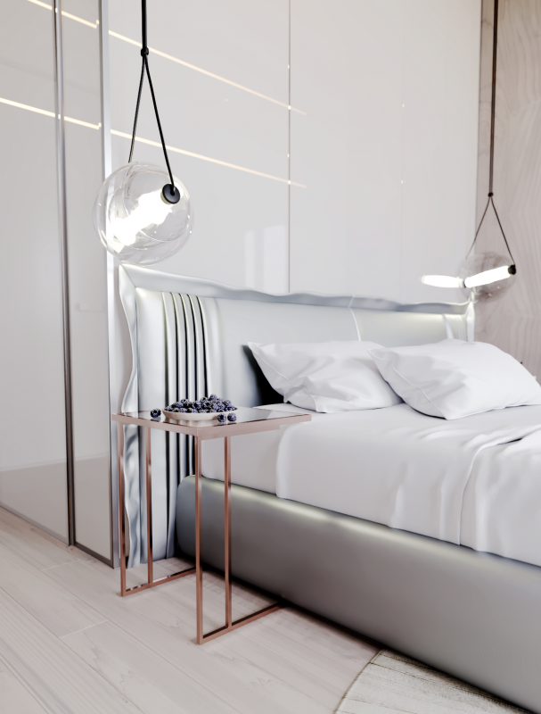 Проект квартиры, оформленной  в пастельных тонах