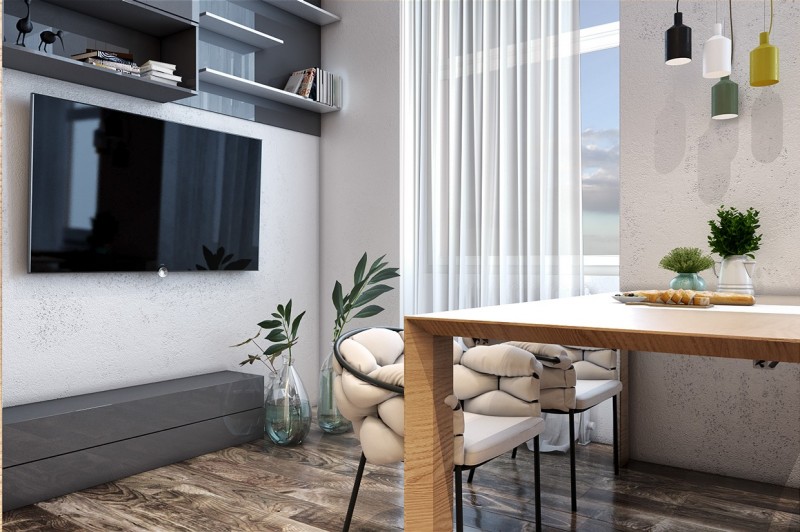 Уютная квартира, оформленная в нейтральных тонах Уютная квартира, оформленная в нейтральных тонах