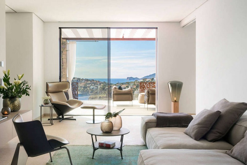 Вилла на берегу моря, расположенная на испанских Балеарских островах