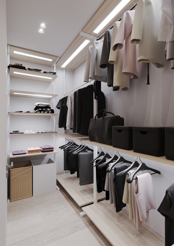 Двухуровневые апартаменты в стиле "минимализм" Двухуровневые апартаменты в стиле "минимализм"