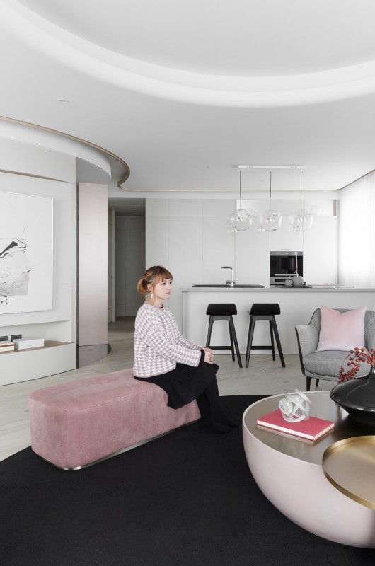 Интерьер квартиры в нежных тонах