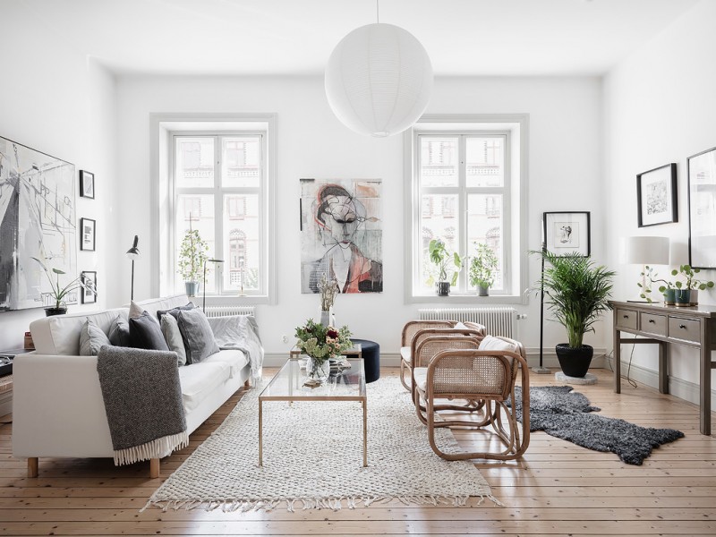 Квартира в доме 1882 года постройки в Гётеборге