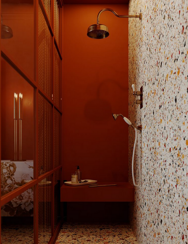 Оттенки красного в декоре просторной квартиры Оттенки красного в декоре просторной квартиры