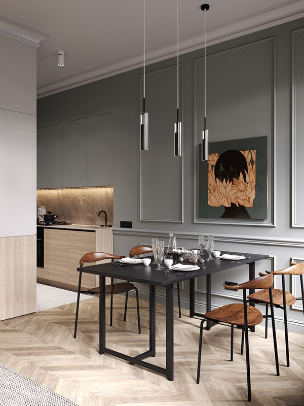 Стильные апартаменты для молодой пары