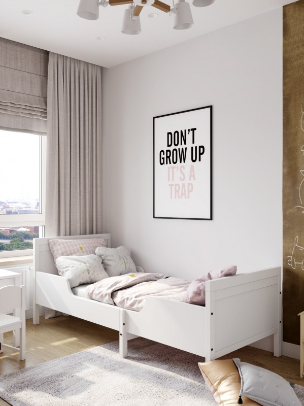 Апартаменты, оформленные в светлых тонах